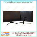 Màn hình Gaming Philips 322M8CZ/74 | 32 inch, FHD, VA, 165Hz, 1ms, Freesync, Cong