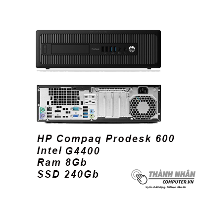 Máy bộ HP Compaq Prodesk 600 G2 SFF Intel gen 6th Ram 8GB SSD 240GB