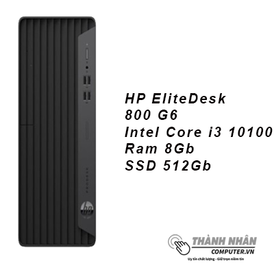 Máy tính để bàn HP EliteDesk 800 G6 Small Form Factor, Intel Gen 10 Ram 8Gb SSD 512Gb New 100% FullBox
