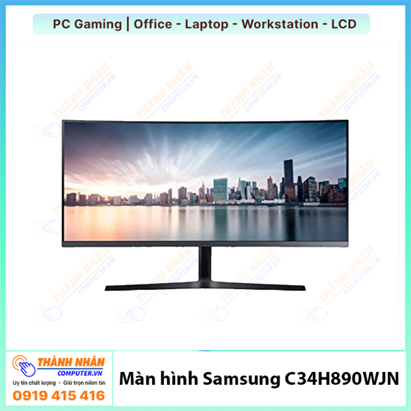 Màn hình Samsung C34H890WJN - 34 Inch (3440 x 1440) WQHD UltraWide Like new
