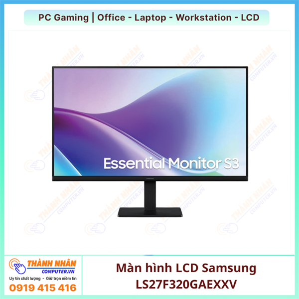Màn hình LCD Samsung LS27F320GAEXXV (27"/FHD/IPS/120HZ/5MS) BH 24 Tháng