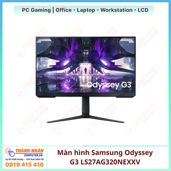Màn hình Samsung Odyssey G3 LS27AG320NEXXV (27inch | FHD | VA | 165Hz | FreeSync) Like New