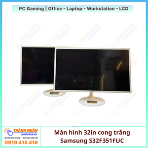 Màn hình 32in cong trắng Samsung S32F351FUC (FHD/VA/60Hz/5ms)