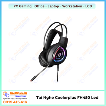 Tai nghe chụp tai COOLERPLUS FH450 Led Fullbox