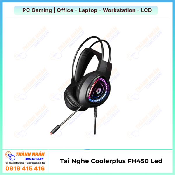 Tai nghe chụp tai COOLERPLUS FH450 Led Fullbox