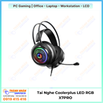 Tai Nghe Chụp Tai Gaming Coolerplus LED RGB X7PRO Fullbox
