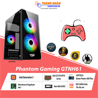 Máy bộ Phantom Gaming GTNH61 Intel thế hệ 3 Ram 4Gb SSD 240Gb VGA GT GTX RTX  Like New Bảo hành 12 tháng