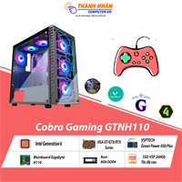 Máy bộ Cobra Gaming GTNH110 Intel thế hệ 6 Ram 8Gb SSD 240Gb GT GTX RTX  New 100% Bảo hành 12 tháng