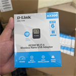 USB WIFI D-LINK AX300 WIFI 6 Nano DWA-X300 băng tần kép