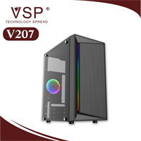 Case máy tính V207 Có Sẵn LED RGB (mATX)