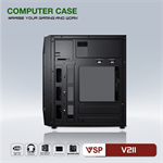 Case Máy Tính Chính Hãng VSP V211 & V212 Đen Trắng Hồng Xanh (Chuẩn mATX) New FullBox