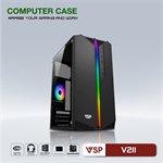 Case Máy Tính Chính Hãng VSP V211 & V212 Đen Trắng Hồng Xanh (Chuẩn mATX) New FullBox