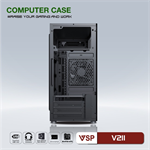 Case Máy Tính Chính Hãng VSP V211 & V212 Đen Trắng Hồng Xanh (Chuẩn mATX) New FullBox