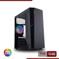 Case máy tính Case V3-602 Có Sẵn LED RGB New 100%
