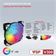 Fan VSP V309 LED / RGB 12cm - Bảo hành 3 tháng 