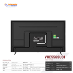 Google TV 55 inch 4K VUE55GSU01 (55 inch/4K/BOE ADS/68% NTSC - HDR)