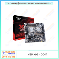 Bo mạch chủ - Mainboard VSP X99 (DD41 - 2 CPU - EATX) New
