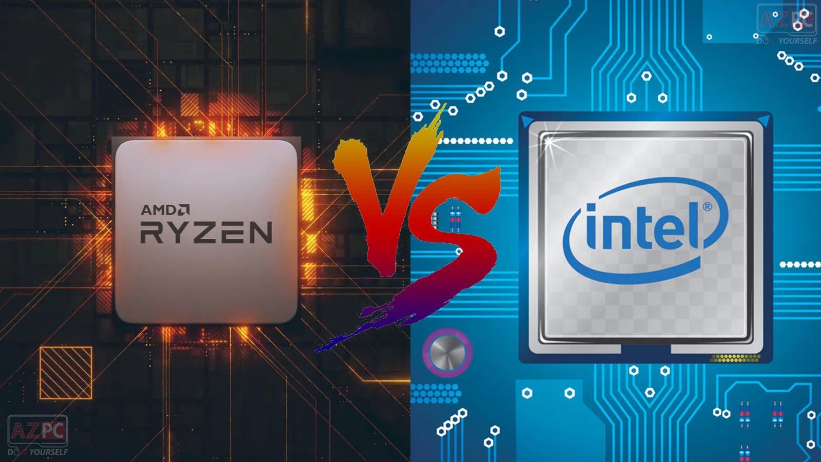 Phân biệt giữa chip Intel và AMD