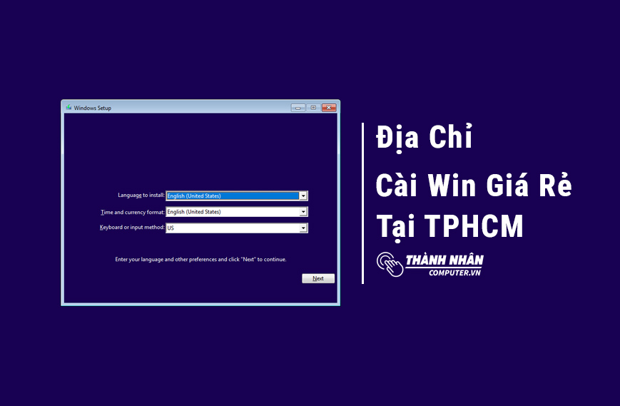 Địa Chỉ Cài Win Giá Rẻ Tại TPHCM